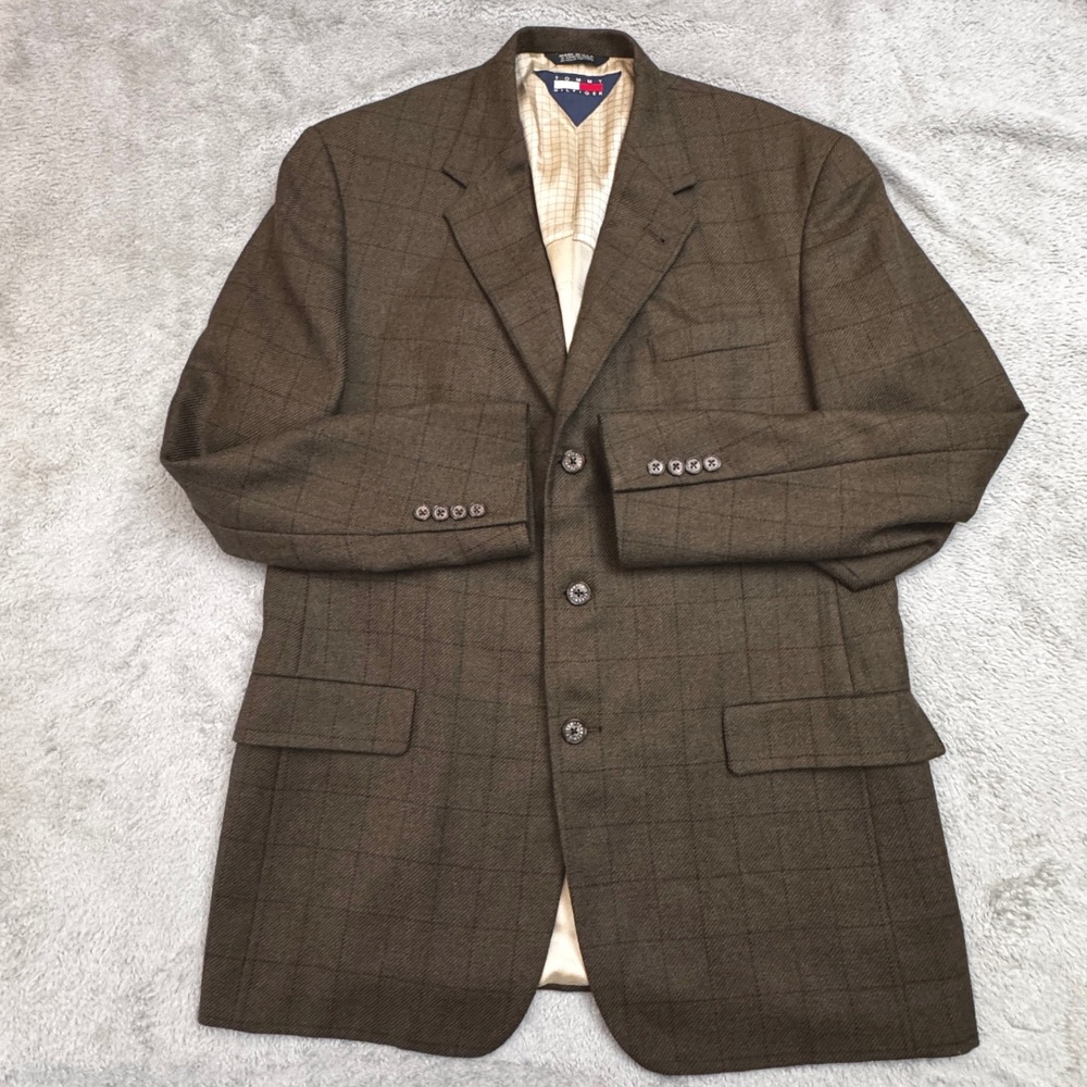 Vintage‎ Tommy Hilfiger Men's Sport Coat / Blazer Size 42R 3 Button